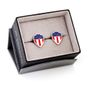 American Flag Shield Cufflinks