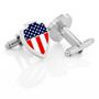 American Flag Shield Cufflinks