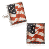 American Flag Stamp Cufflinks