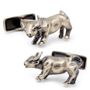 Antique Gold Raging Bull Cufflinks