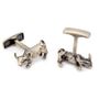 Antique Gold Raging Bull Cufflinks