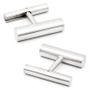 Antique Silver Cylinder Flip Cufflinks