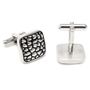 Antiqued Metal Mosaic Cufflinks
