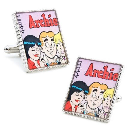 Archie Comic Strip Stamp Cufflinks