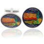 Arizonan Quarter Coin Cuff Links