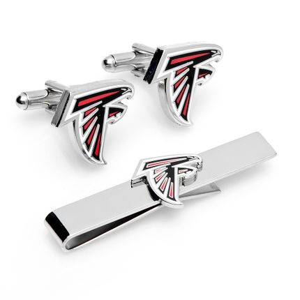Atlanta Falcons Cufflinks And Tie Bar Gift Set