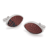 Atlanta Falcons Game Used Football Cufflinks