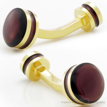 Auburn Golden Point Cufflinks