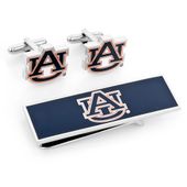 Auburn University Cufflinks And Money Clip Gift Set