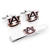 Auburn University Cufflinks And Tie Bar Gift Set