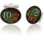 Australian Lizard 808 Coin Cuff Links