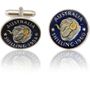 Australian Rams Head Coin Cuff Links