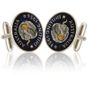 Australian Rams Head Coin Cuff Links