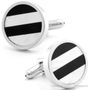 Avant-Garde Black and White Cufflinks