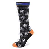 Avengers Black Multi Socks