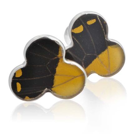 Aymara Lucky Yellow Butterfly Cufflinks