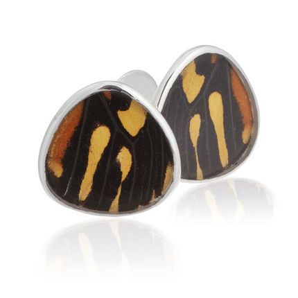 Aymara Rain Drop Mirage Butterfly Cufflinks