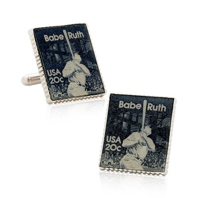 Babe Ruth Stamp Cufflinks