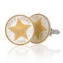 Bahamas 1-Cent Starfish (Large) Cufflinks