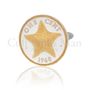 Bahamas 1-Cent Starfish (Large) Cufflinks