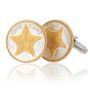 Bahamas 1-Cent Starfish (Small) Cufflinks