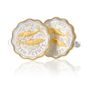 Bahamas 10-Cent 2 Bonefish Cufflinks