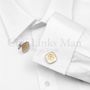 Bahamas 15-Cent Hibiscus Cufflinks