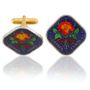 Bahamian Square15 Cents Coin Cuff Links
