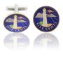 Barbadian Lighthouse Coin Cuff Links