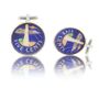 Barbadian Lighthouse Coin Cuff Links