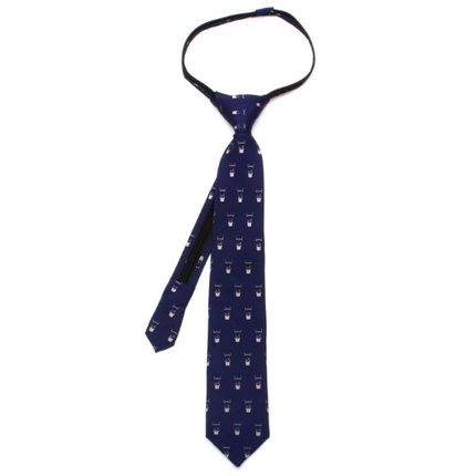 Batman Cowl Boys' Zipper Silk Tie