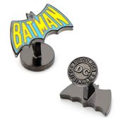 Batman Vintage Blue - Yellow Logo Cufflinks