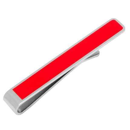 "Be Merry" Hidden Message Red Tie Bar
