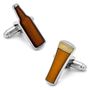Beer and Bottle Cufflinks
