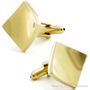 Bent Gold Box Cufflinks