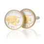 Bermuda 5-Cent Angel Fish Cufflinks