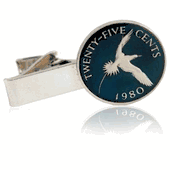 Bermuda Long Tail Bird Coin Tie Clip