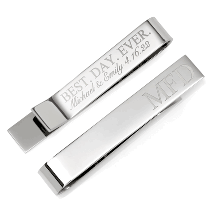 Best Day Ever Engravable Tie Bar