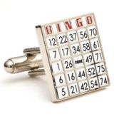 Bingo Card Cufflinks