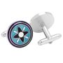 Black and Purple Twilight Star Cufflinks