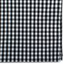 Black and White Gingham Cotton Pocket Square