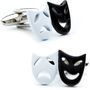 Black And White Theatre Masks Cufflinks