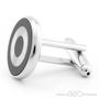 Black Bullseye Cufflinks