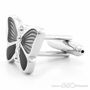Black Butterfly Wave Cufflinks