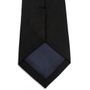 Black Formal Pinstripe Silk Tie