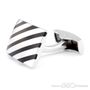 Black Liquorice Candy Onyx Stripe Cufflinks