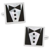 Black Tie Tuxedo Cufflinks