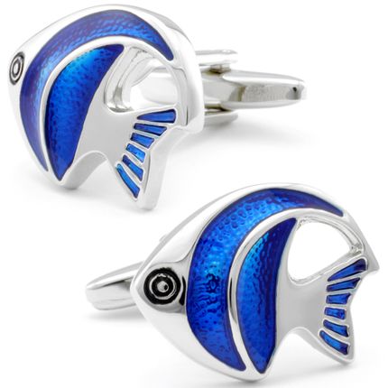 Blue Anabantid Cufflinks