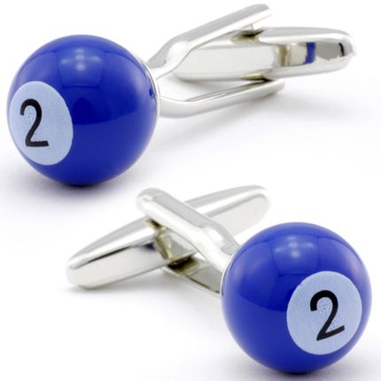 Blue Ball Billard Cufflinks