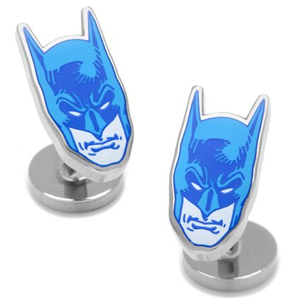Blue Comics Batman Mask Cufflinks